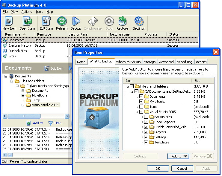 Backup Platinum 4.0 full